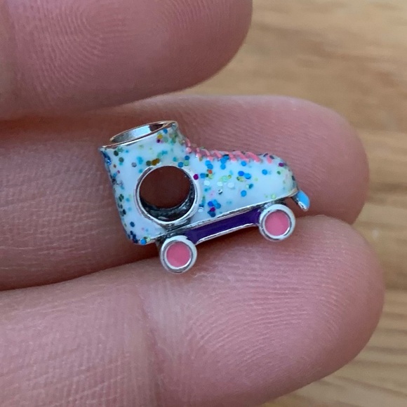 NWOT Colorful Roller Skate Charm Sterling Silver 925 - Picture 4 of 9